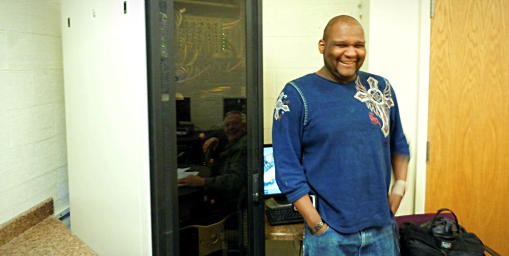 Currently living at Guiding Light Mission in downtown Grand Rapids, Napolean Frazier hopes to find work as a computer systems engineer.