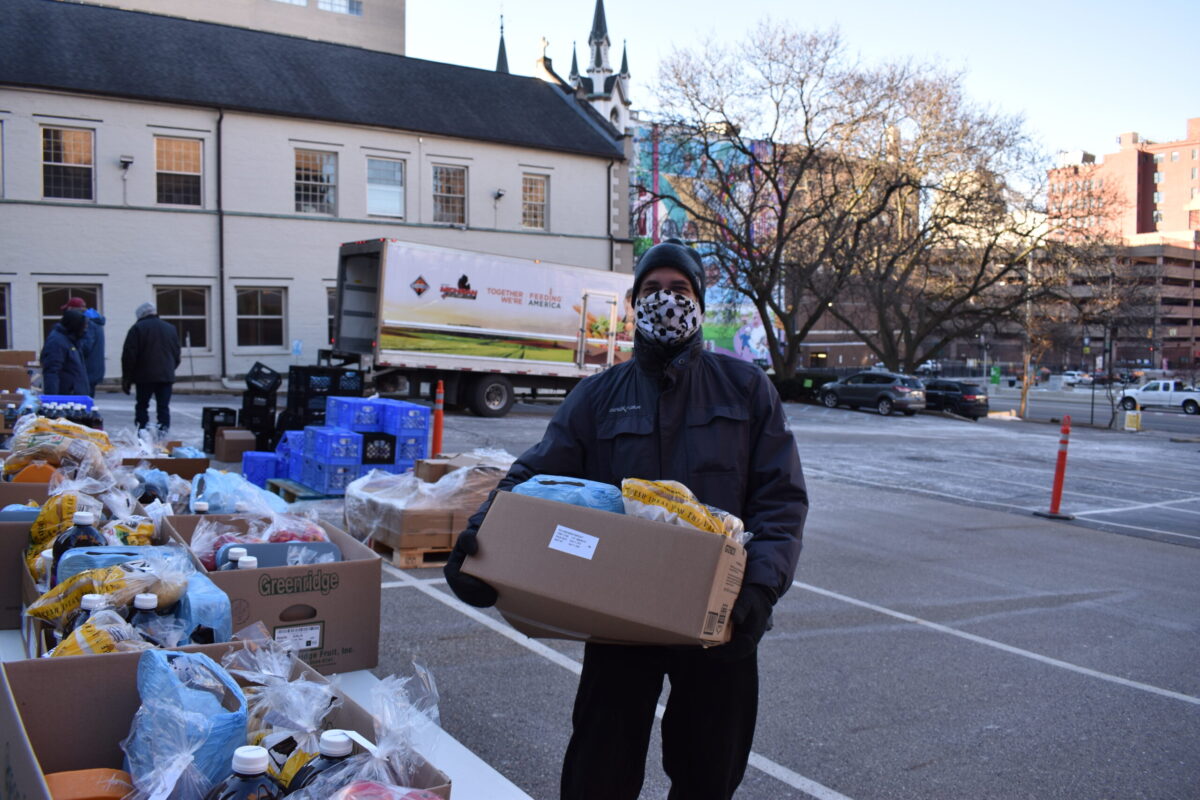 St. Mark’s Mobile Food Pantries fill grocery bags, provide hope