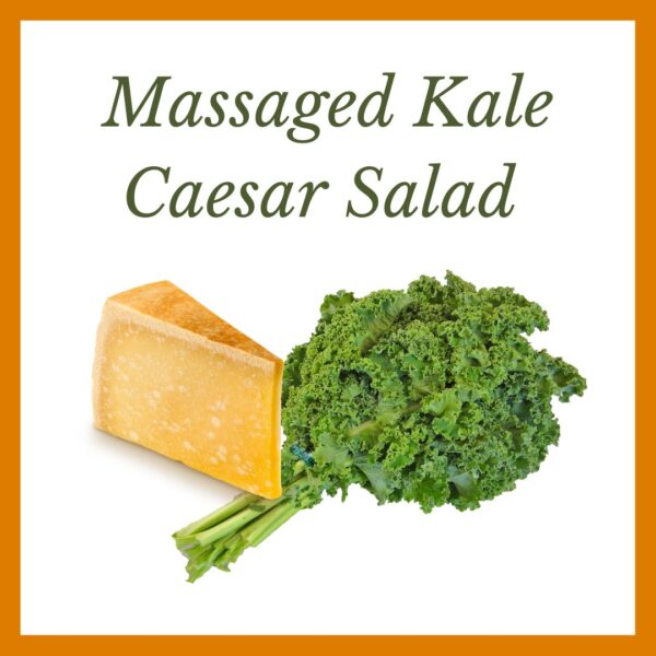 massages kale caesar salad