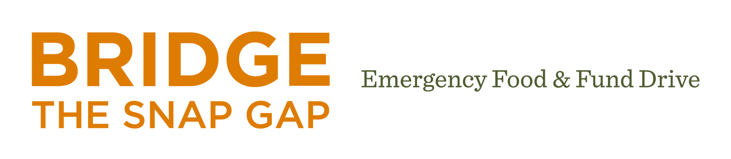 Bridge the SNAP Gap - Emergency Food & Fund Drive