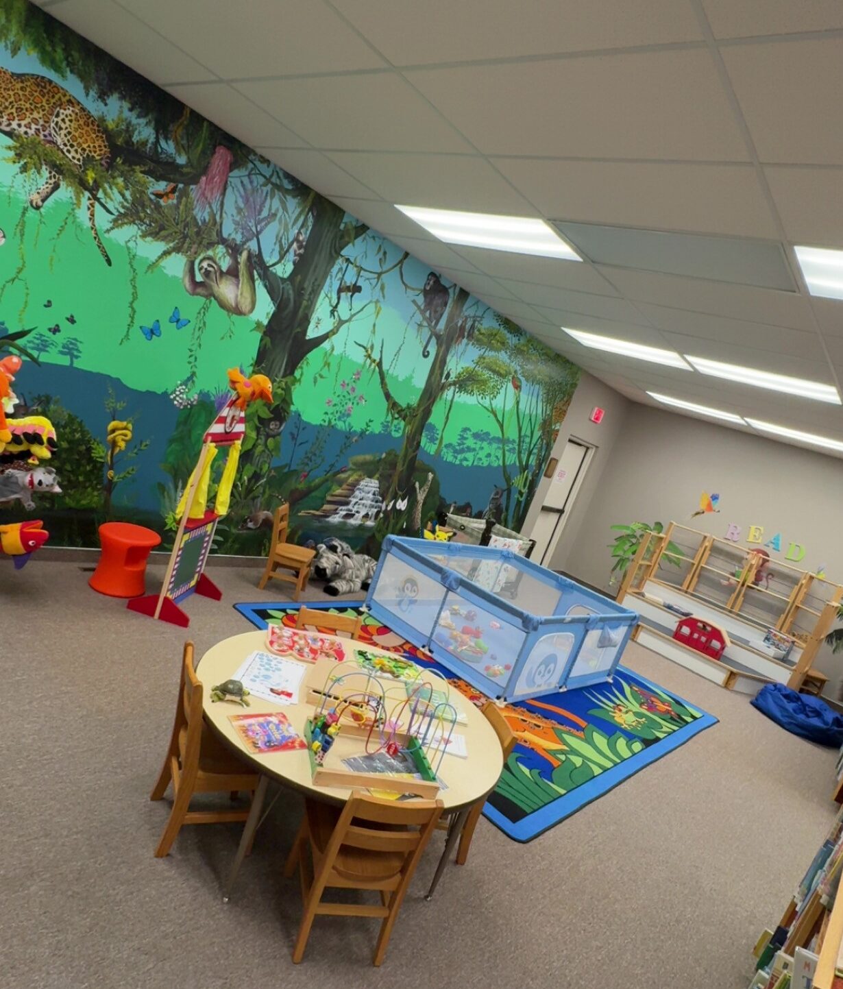 Marion Public Library play area.