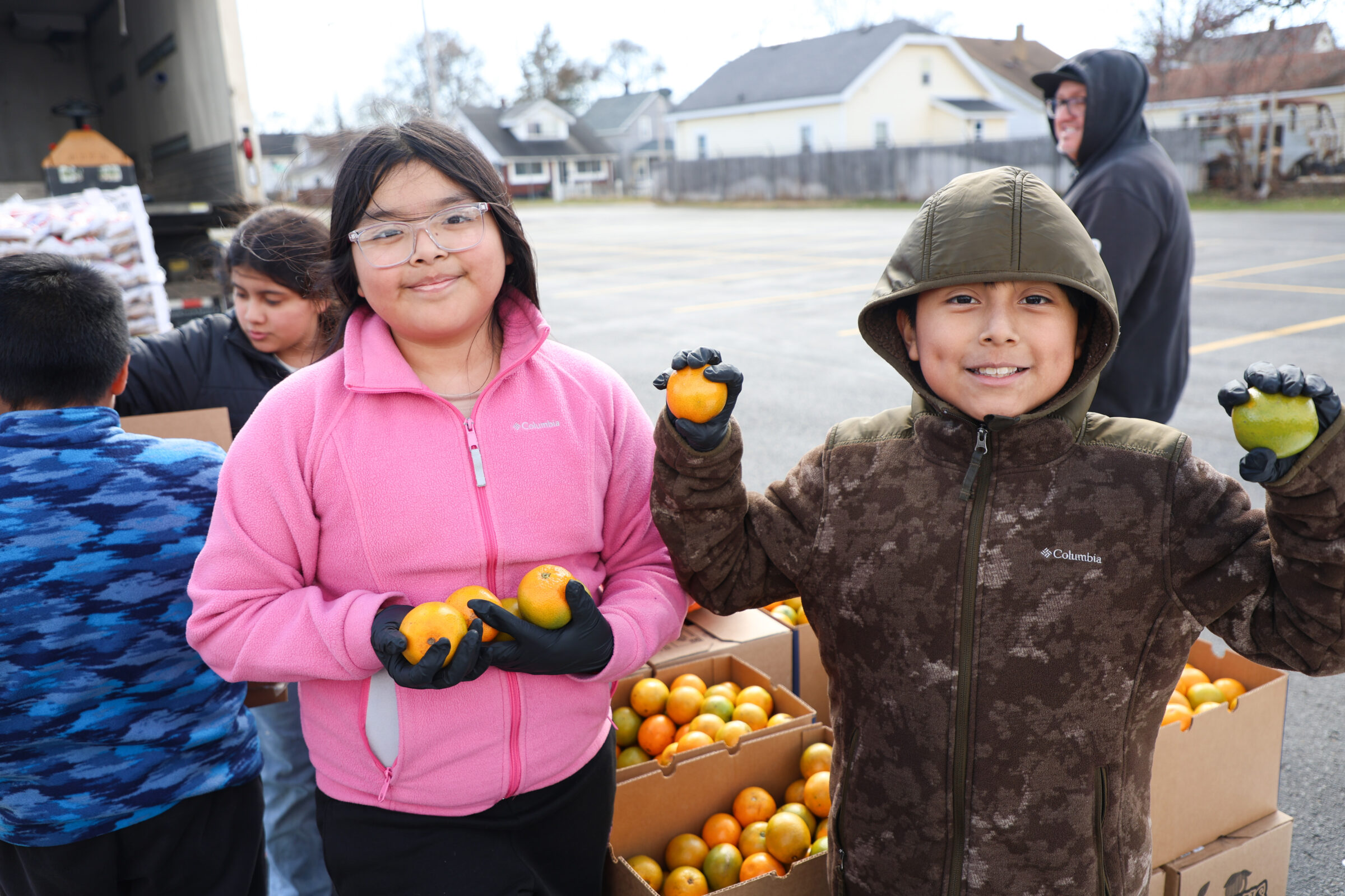 Nutritious foods like fresh produce are offered at mobiles like the ones run by Godfrey Lee Public Schools.